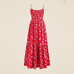 J. Crew Tiered dress in brushed daisy print | size Medium | BRAND NEW